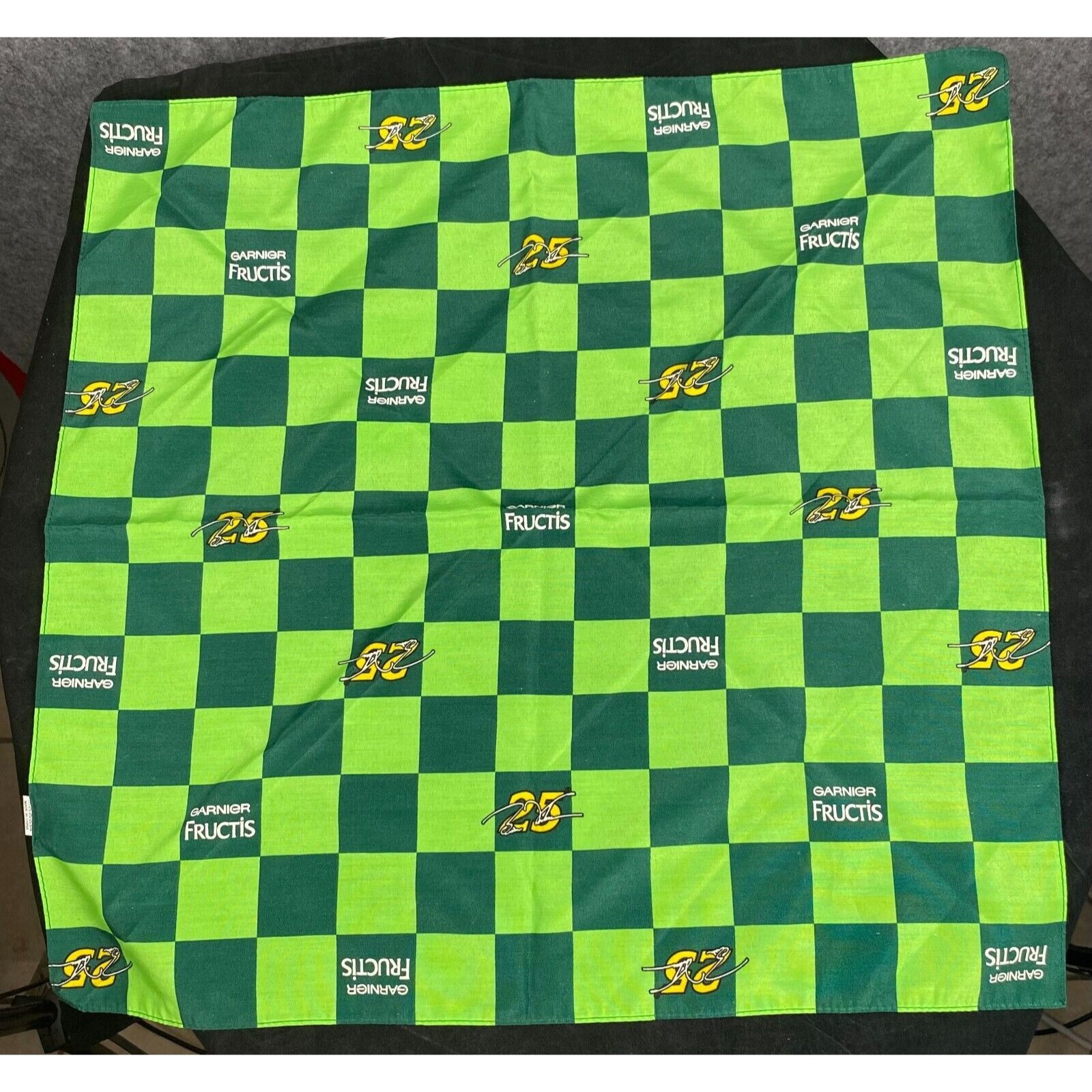 Brian Vickers 25 Garnier Fructis Checkered Flag Bandana Hendricks Motorsports